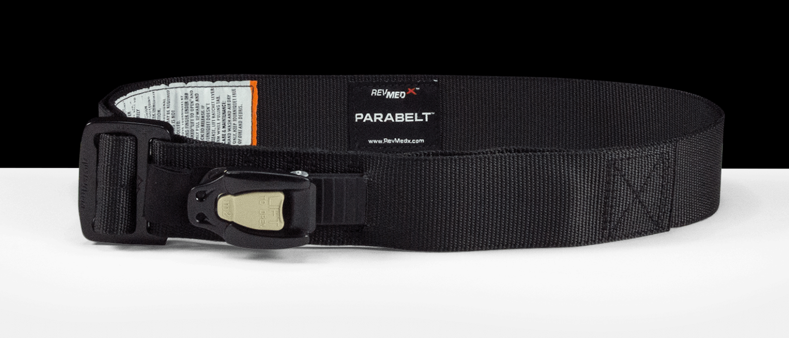 A black parabelt
